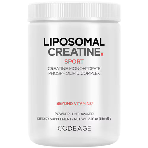 Codeage Liposomal Creatine Monohydrate Powder 5000 mg - Micronized Creatine Supplement -- 16.03 oz