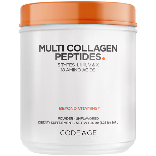 Codeage Multi Collagen Protein Powder Peptides Hydrolyzed 2-Month Supply Collagen I-II-III-V-X -- 20 oz