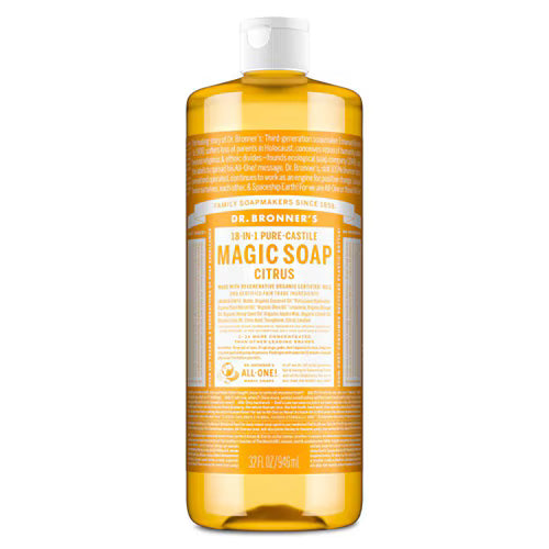 Dr. Bronner's 18-IN-1 Pure-Castile Magic Soap Citrus -- 32 fl oz