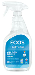 ECOS Glass + Window Cleaner Plant Powered Vinegar -- 22 fl oz
