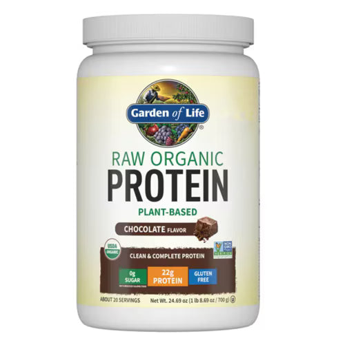Garden of Life RAW Organic Protein Plant-Based Formula Chocolate -- 24.69 oz