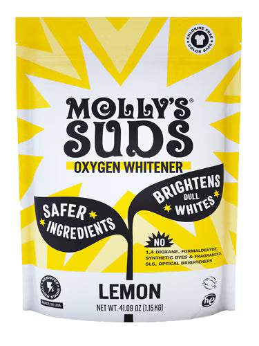 Molly's Suds Oxygen Whitener Lemon -- 41.09 oz