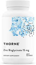 Thorne Zinc Bisglycinate -- 15 mg - 60 Capsules