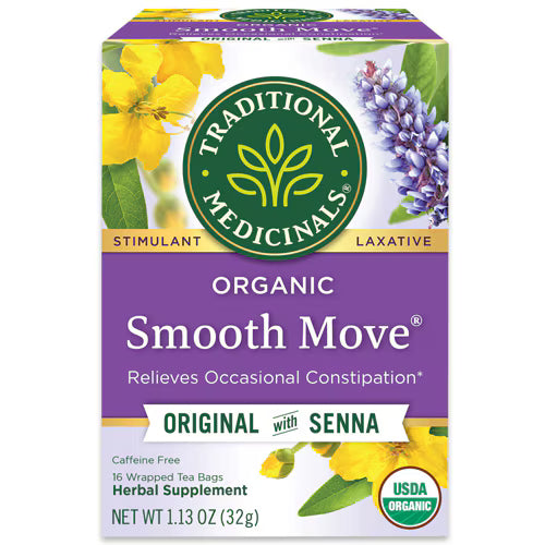 Traditional Medicinals Organic Smooth Move Herbal Tea -- 16 Tea Bags