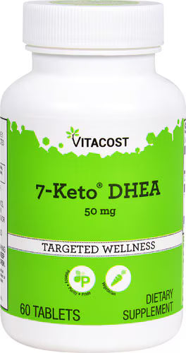 Vitacost 7-Keto DHEA -- 50 mg - 60 Tablets