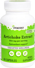 Vitacost Artichoke Extract - Standardized -- 600 mg per serving - 60 Capsules