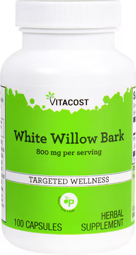 Vitacost White Willow Bark -- 800 mg per serving - 100 Capsules