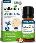Wellements Organic Baby Probiotic Drops Newborn+ -- 0.25 fl oz