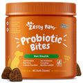 Zesty Paws Dog Probiotic Bites Gut Health Supplement Chicken -- 90 Soft Chews